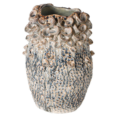 Glazed Coral effect Vase