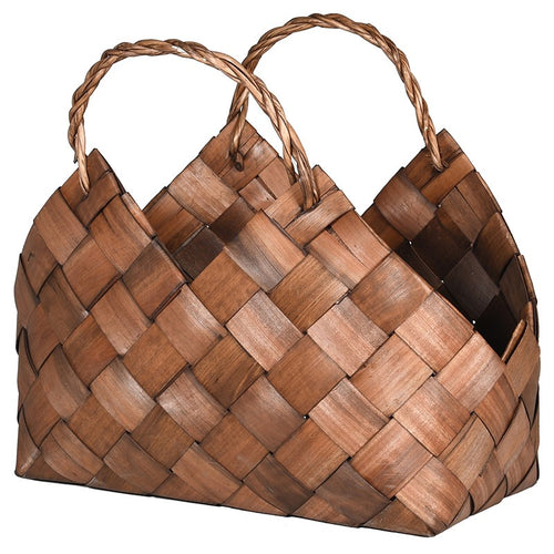 Large woven brown bag