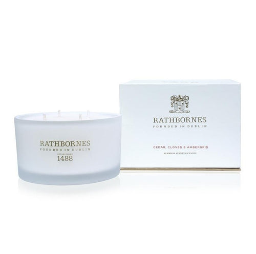 Rathbornes Luxury Candle Cedar 390g