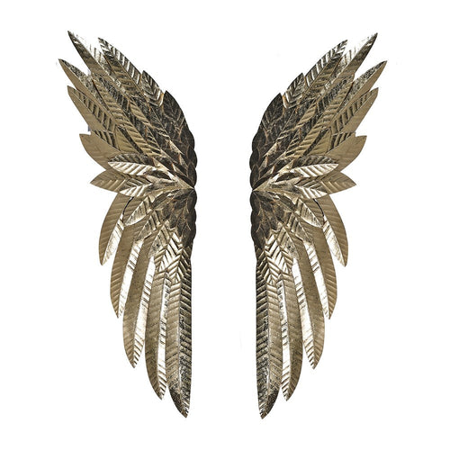 Pair Of Decorative Gold Wings