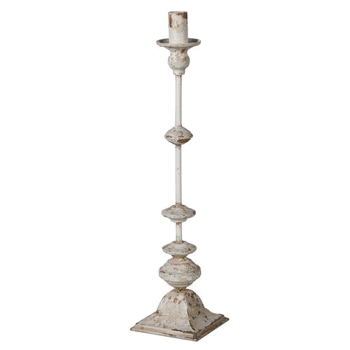 Distressed Antiqued Candle Stick