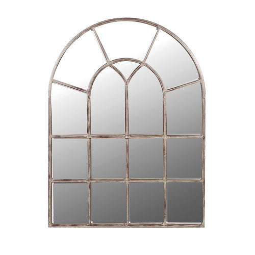 Arched window effect mirror