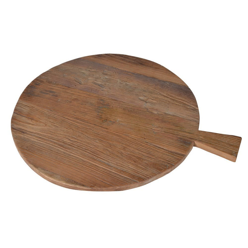 Rustic Round Elm Breadboard