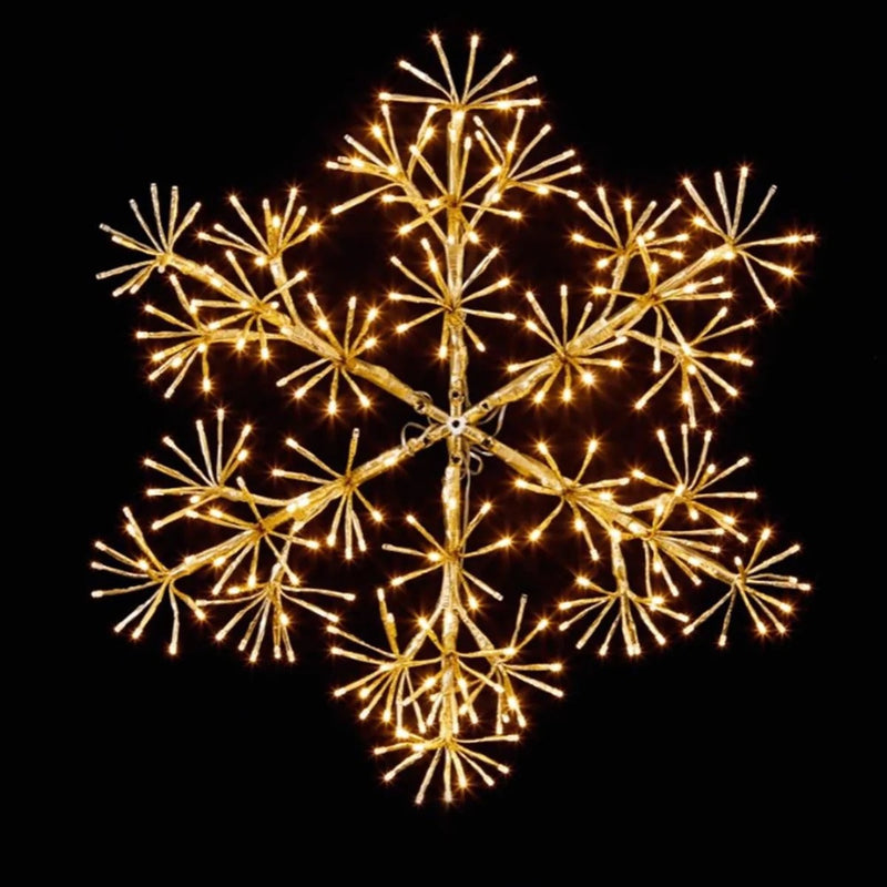 Small Led Gold Snowflake