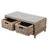 The Avon Rattan Coffee Table