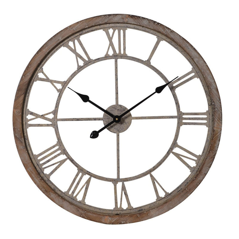 Wooden Frame Wall Clock