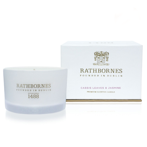 Rathbornes Travel Candle Cassis Leaves & Jasmine