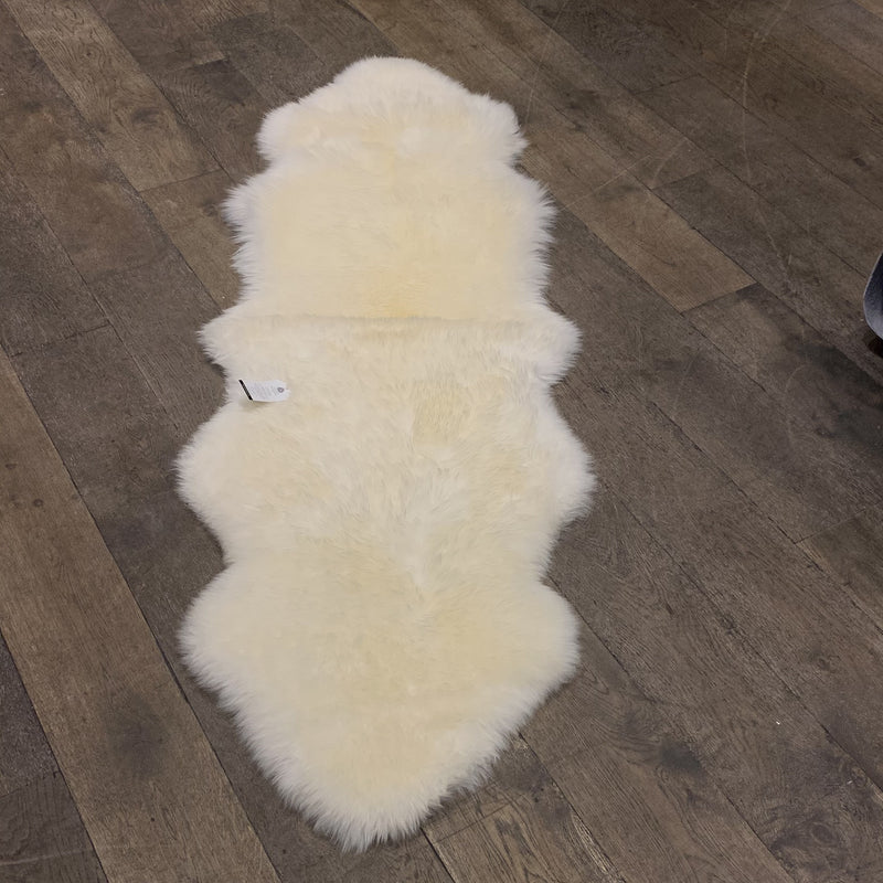 Ivory Double Sheepskin Rug