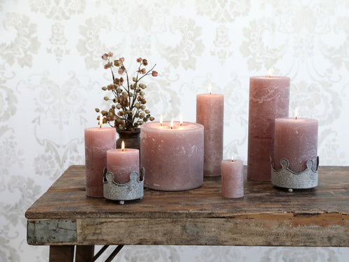 Rustic Taupe Candle