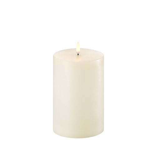 Uyuni Ivory LED Pillar Candle W10 x H15cm