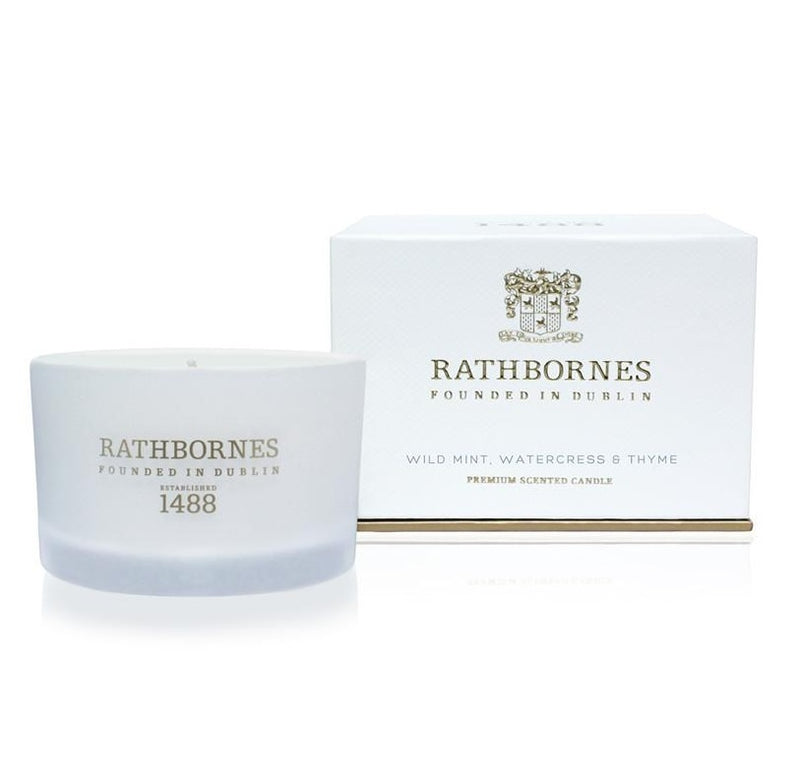 Rathbornes Travel Candle Wild Mint 75g