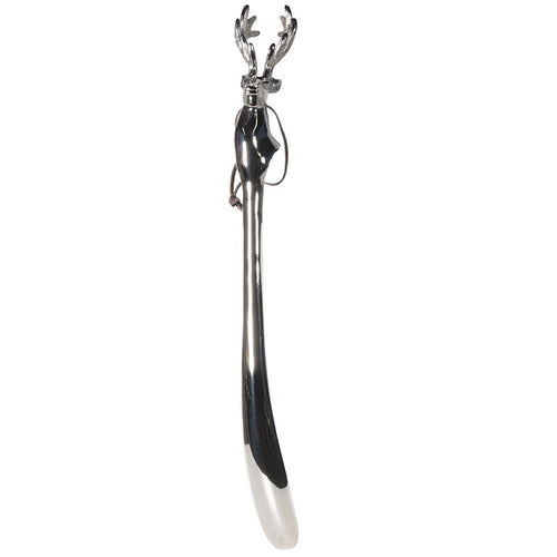 Silver stag shoe horn
