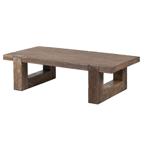 Rustic Chunky Wooden Coffee Table