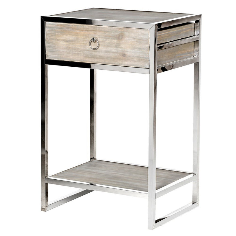 Modern one drawer bedside table