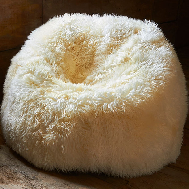 Large Sheepskin Beanbag Luxe