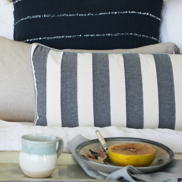 Bold Stripe Oblong Cushion