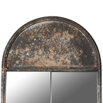 Antiqued Window Mirror