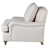 Linen Roll Arm 3 Seater Sofa