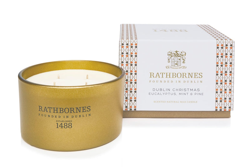 Rathbornes Dublin Christmas Scented Luxury Candle
