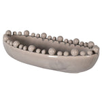 Cream Oval Ball Edge Bowl