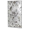 Diamond Antiqued Wall Mirror