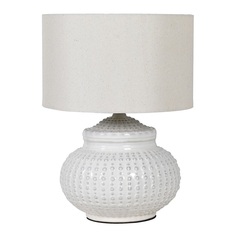 Distressed Dimple Table Lamp