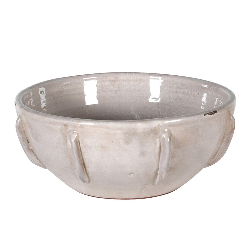 Distressed Nude Ceramic Bowl
