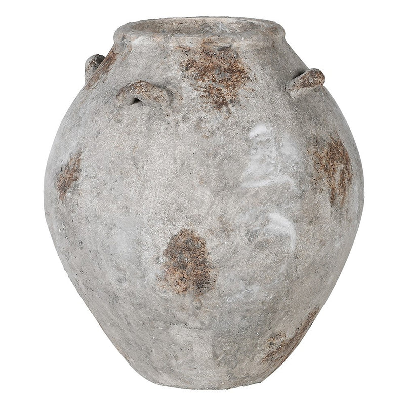 Distressed Cement Vase
