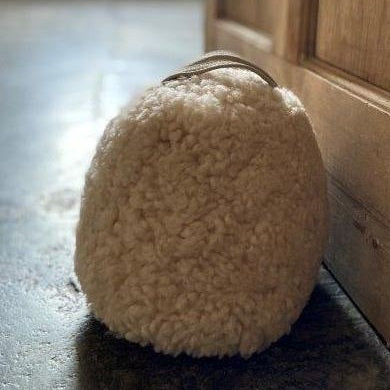 Sheepskin Doorstop