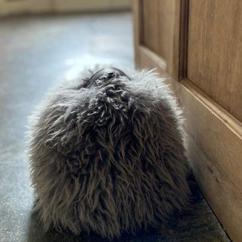 Sheepskin Doorstop