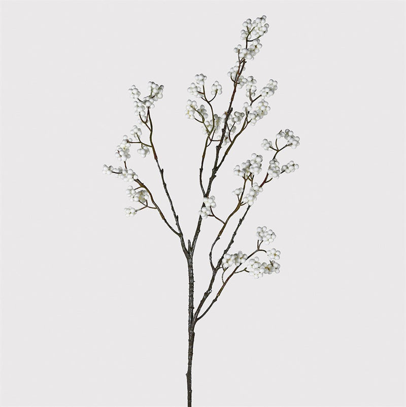 Faux White Berry Stem – Cotswold Luxe