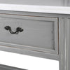 Grey Console With Marble Top