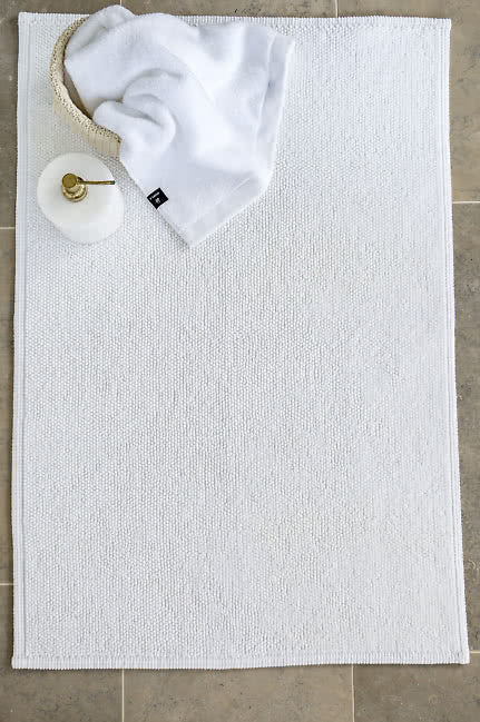 Himla Max Bath Mat White