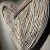 Natural Large Wicker Heart