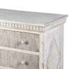 Cream Distressed 3 Drawer Chest