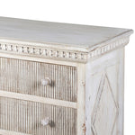 Cream Distressed 3 Drawer Chest