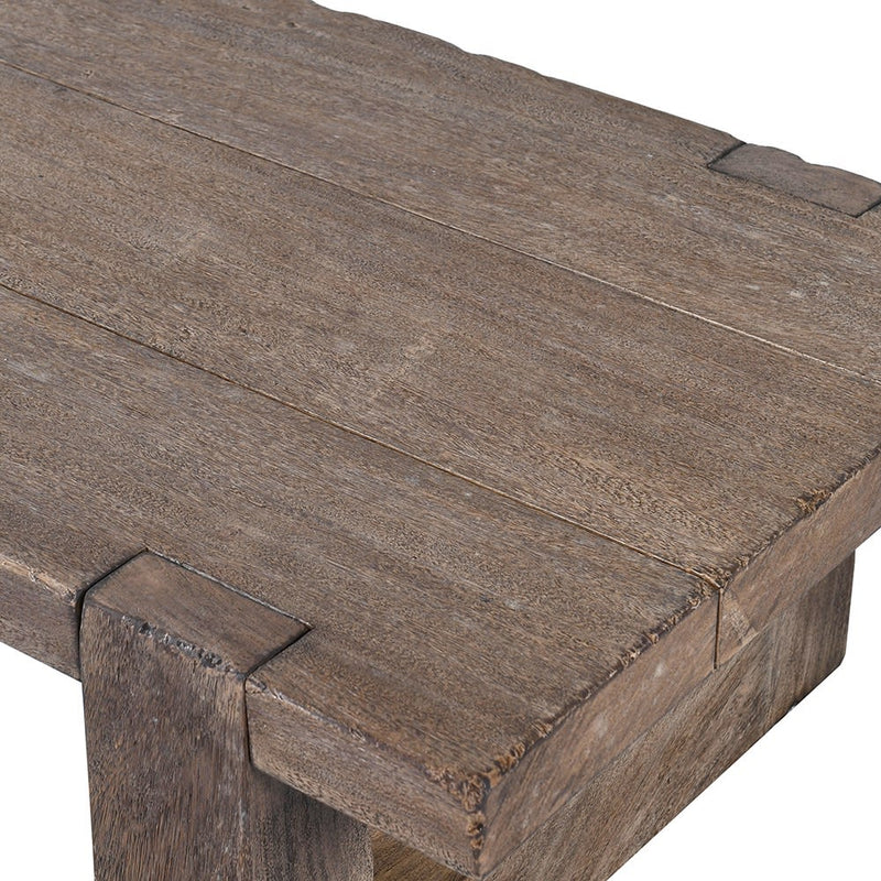 Rustic Chunky Wooden Coffee Table