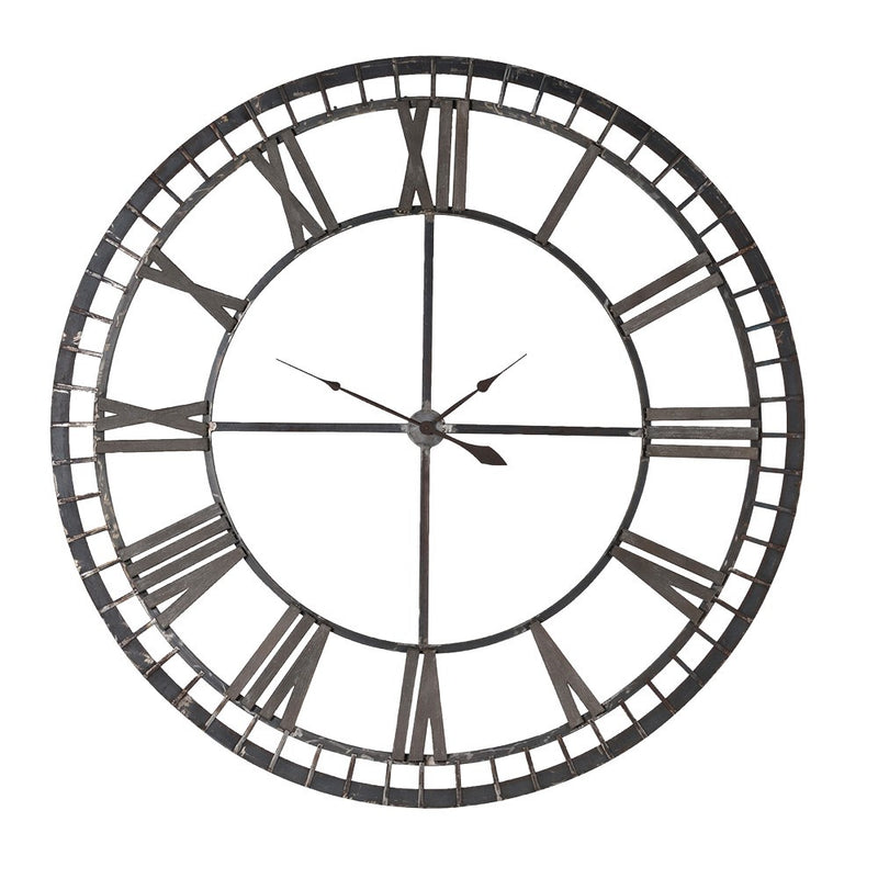 Large Iron Numeral Wall Clock