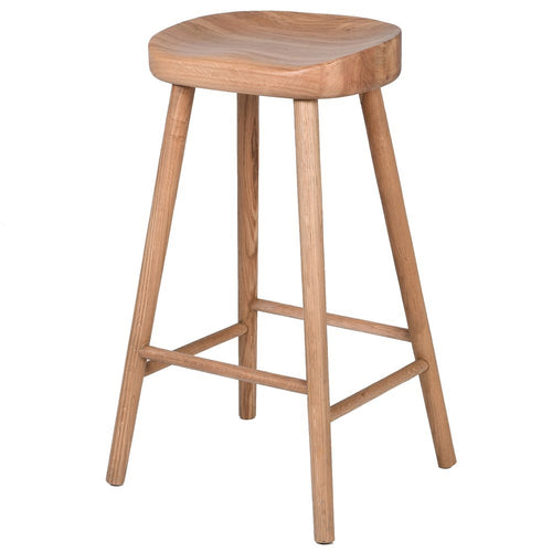 Cotswold Farmhouse Low Oak Stool