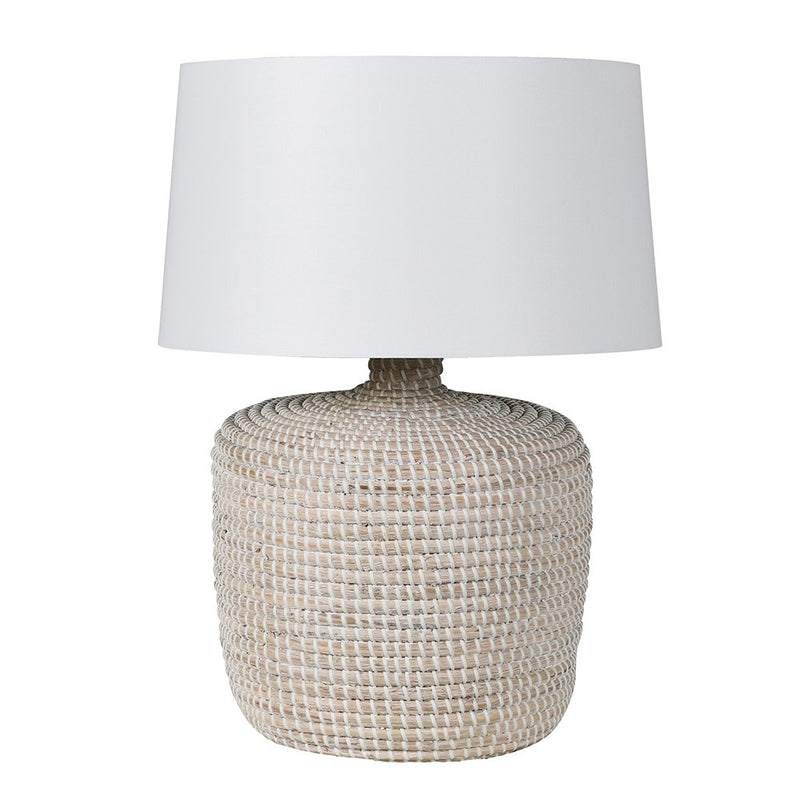Natural Seagrass Table Lamp