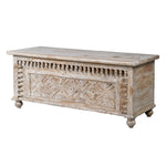 Ornate Wooden Carved Storage Box