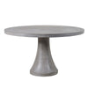 Round Concrete Dining Table