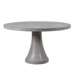 Round Concrete Dining Table