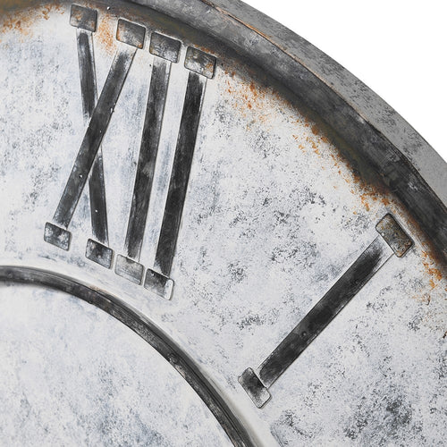 Rustic Metal Wall Clock