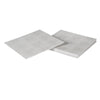 Set Of 6 Ivory Faux Shagreen Placemats