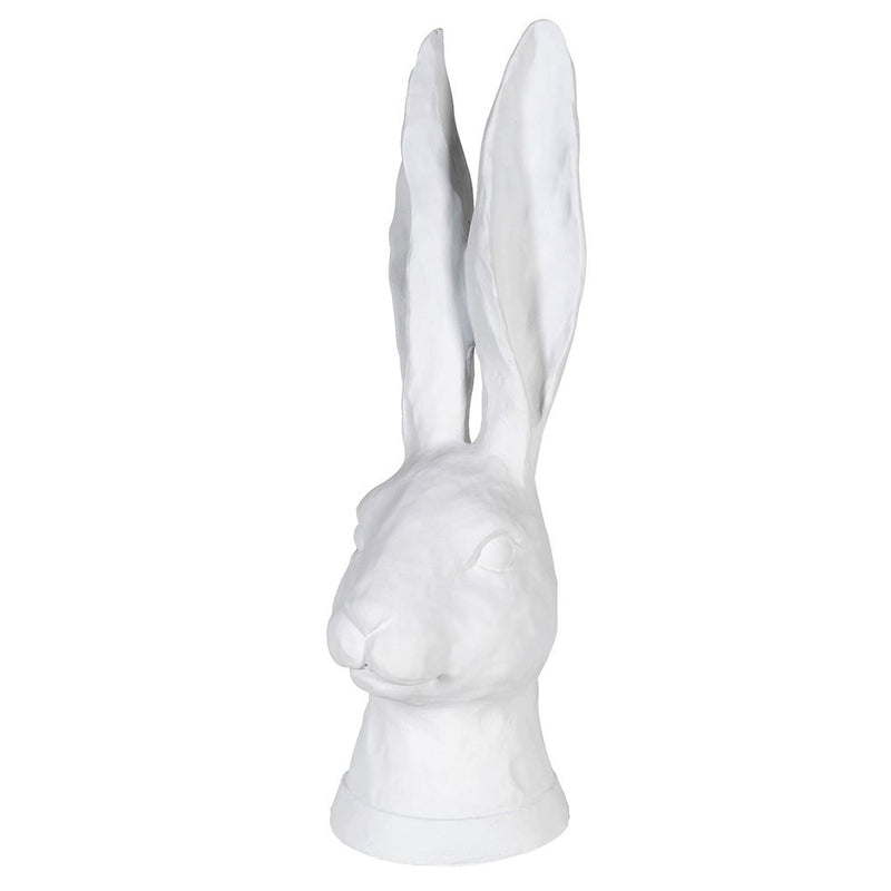 White Ears Up Rabbit Ornament