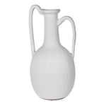 White Terracotta Handle Vase