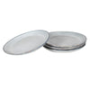 Set Of 4 Rustic Grey And Blue Side Plates