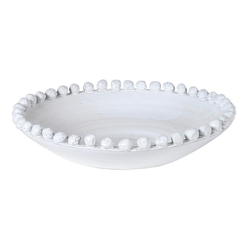 White ball edge bowl