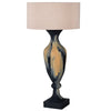 Tall Black Enamel Lamp